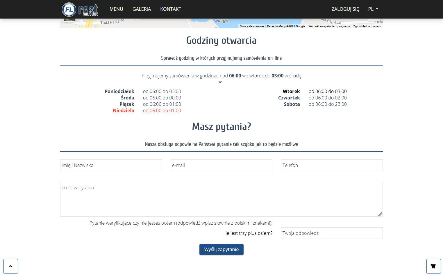 Moduł: System Zamówień Online REST – slider MacBook PRO